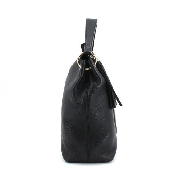 Gucci Soho Interlocking GG Shoulder Bag Black - Picture 3 of 9